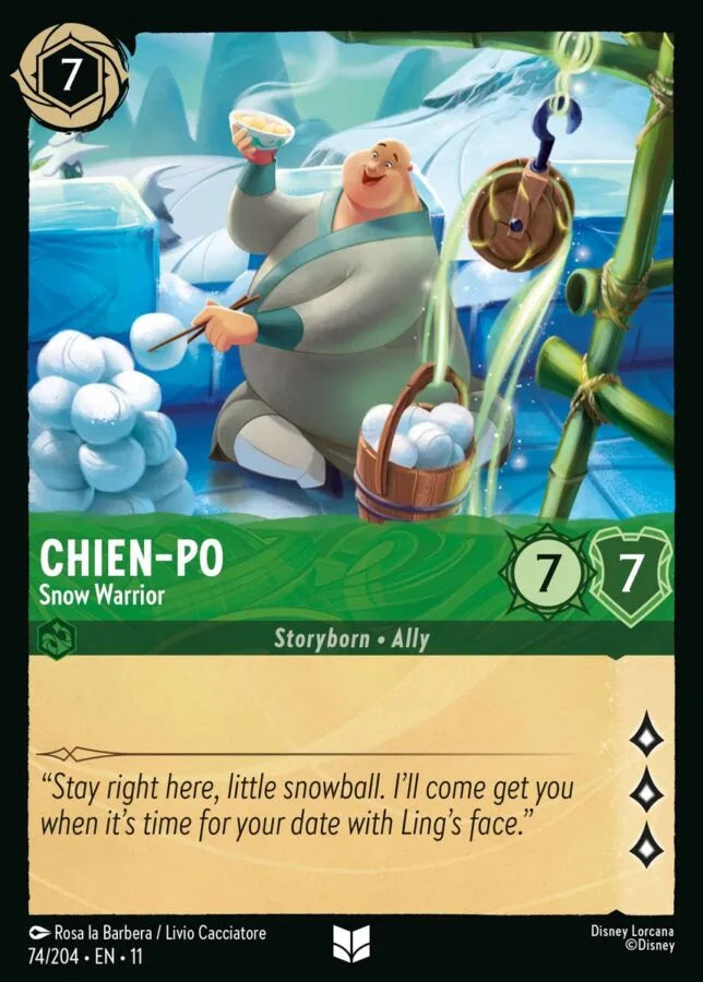 Chien-Po — Snow Warrior [74EN11] Winterspell
