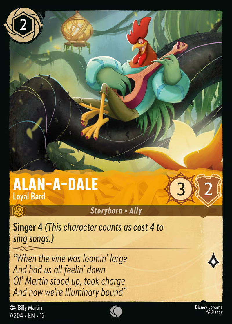 Alan-a-Dale - Loyal Bard [7EN12] (Wilds Unknown)