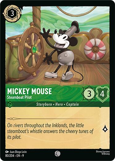 Mickey Mouse — Steamboat Pilot [80EN9] (Fabled)
