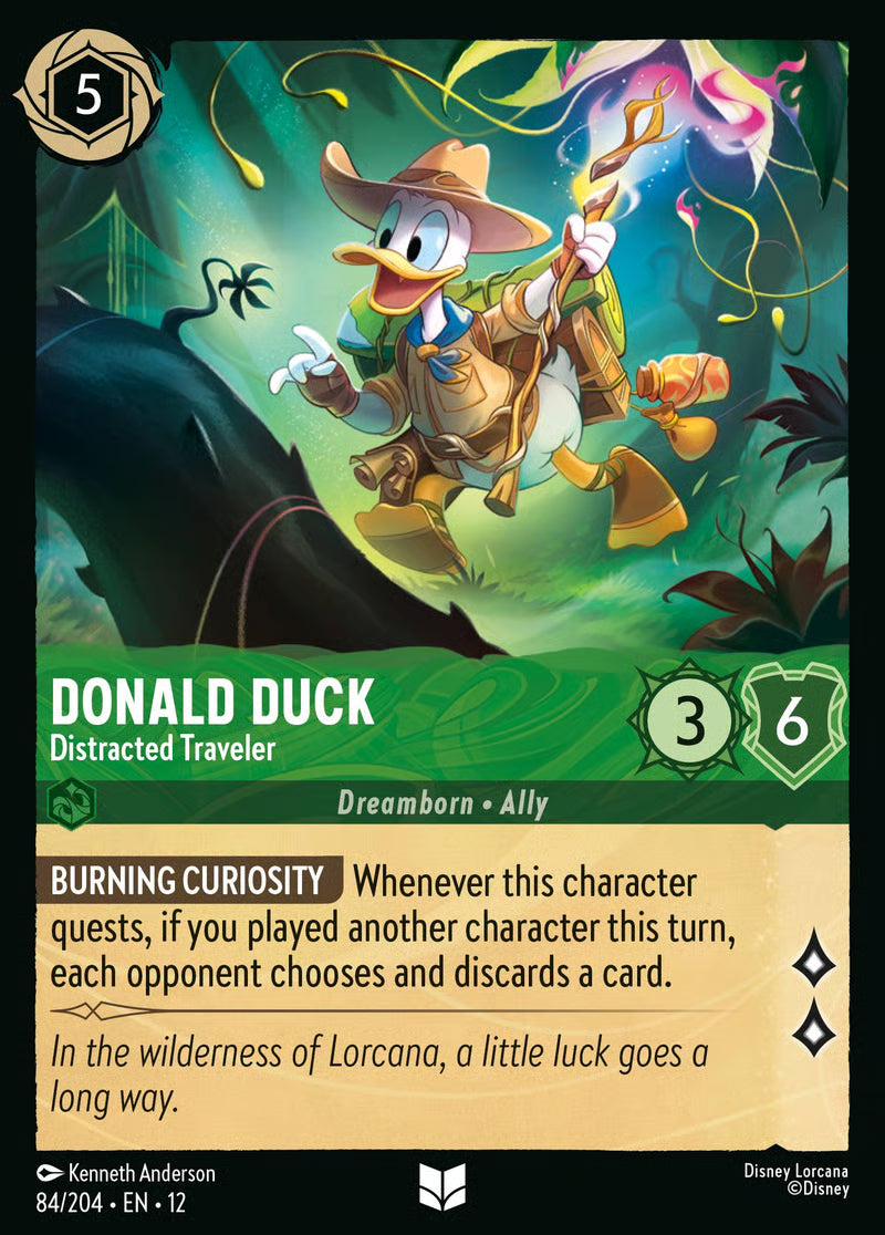 Donald Duck - Distracted Traveler [84EN12] (Wilds Unknown)