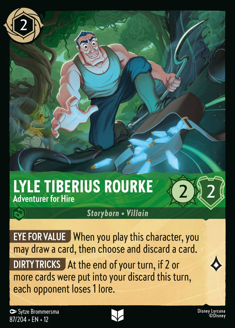 Lyle Tiberius Rourke - Adventurer for Hire [87EN12] (Wilds Unknown)