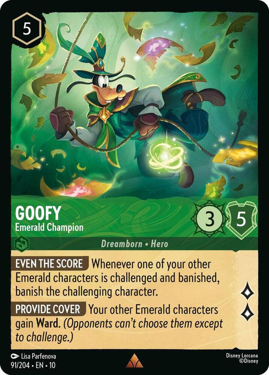 Goofy - Emerald Champion [91EN10] (Whispers In The Well)