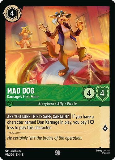 Mad Dog — Karnage’s First Mate [93EN8] (Reign of Jafar)