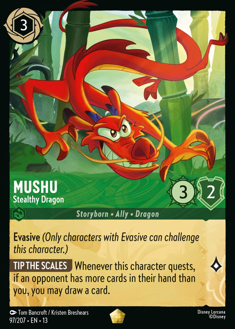 Mushu - Stealthy Dragon [97/207] (Attack of the Vine!)