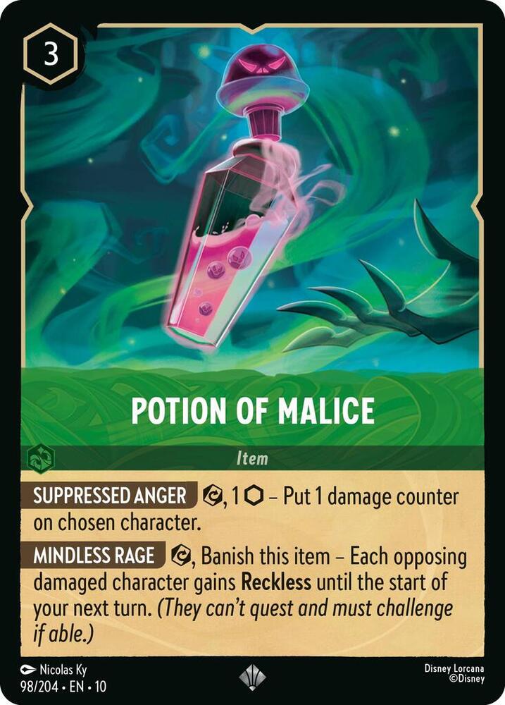 Potion of Malice [98EN10] (Whispers In The Well)