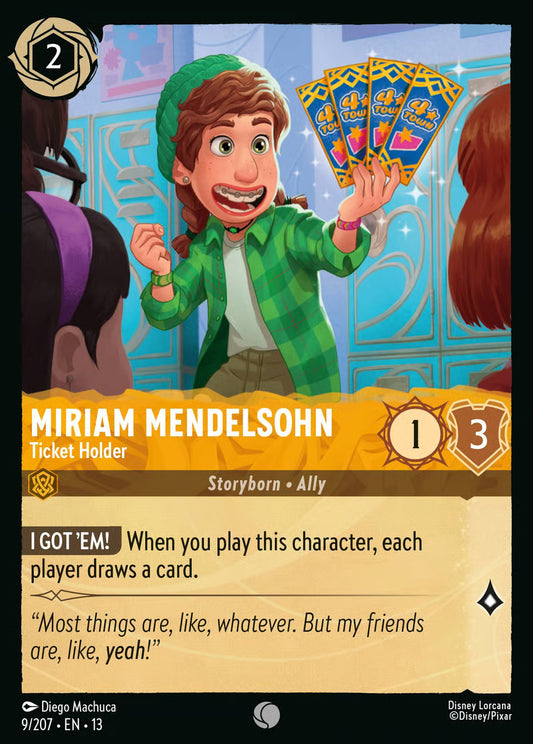 Miriam Mendelsohn - Ticket Holder [9EN13] (Attack of the Vine)