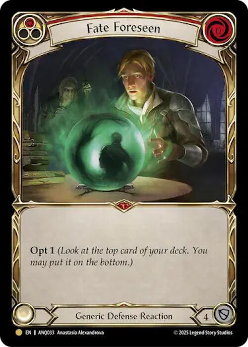 Fate Foreseen (Red) [ANQ033] (Compendium of Rathe - Antiquity Pack)