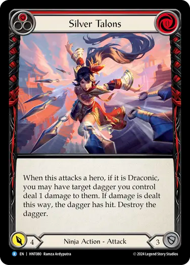 Silver Talons (Red) [HNT080] (The Hunted)