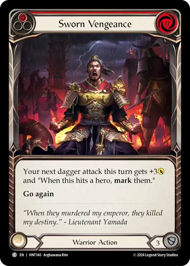 Sworn Vengeance (Red) [HNT140] (The Hunted)