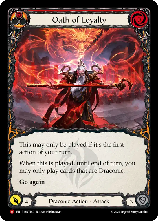 Oath of Loyalty [HNT149] (The Hunted) Rainbow Foil