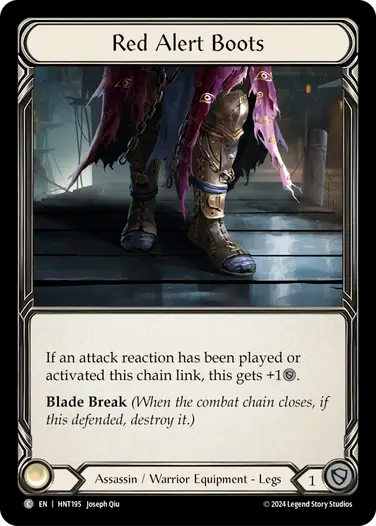 Red Alert Boots [HNT195] (The Hunted)