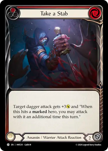 Take a Stab (Red) [HNT211] (The Hunted)