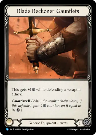 Blade Beckoner Gauntlets [HNT218] (The Hunted)