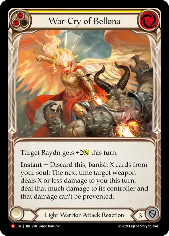 War Cry of Bellona [HNT258] (The Hunted) Rainbow Foil