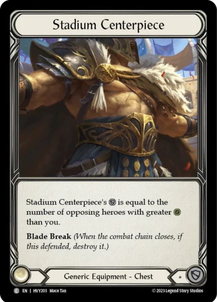 Stadium Centerpiece [HVY203] (Heavy Hitters) Cold Foil