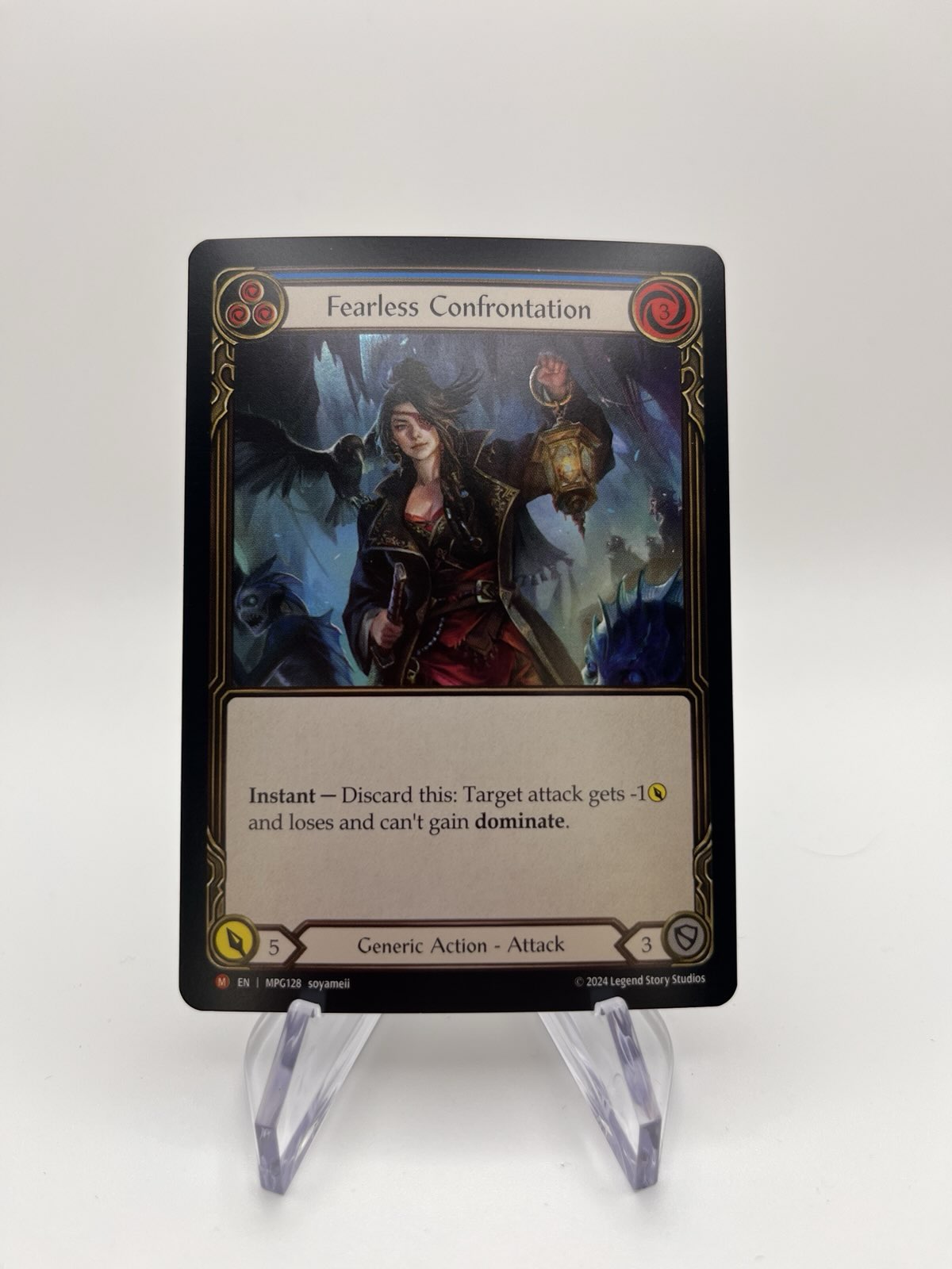 Fearless Confrontation [MPG128] (Mastery Pack Guardian) Rainbow Foil