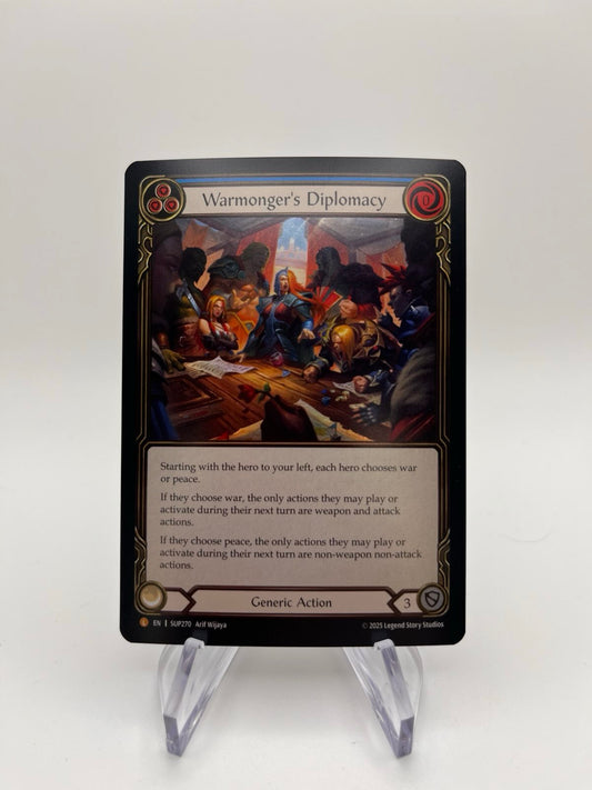 Warmonger's Diplomacy [SUP270] (Super Slam) Rainbow Foil