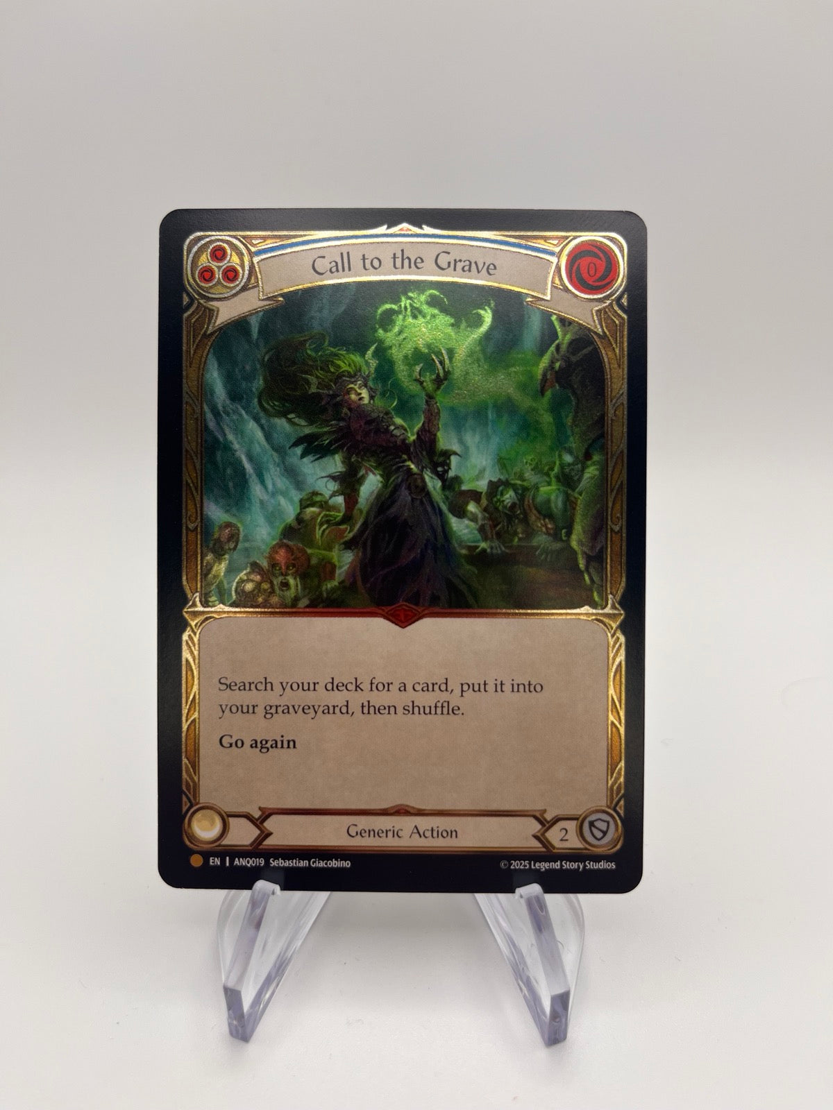 Call To The Grave [ANQ019] (Compendium of Rathe - Antiquity Pack) Cold Foil