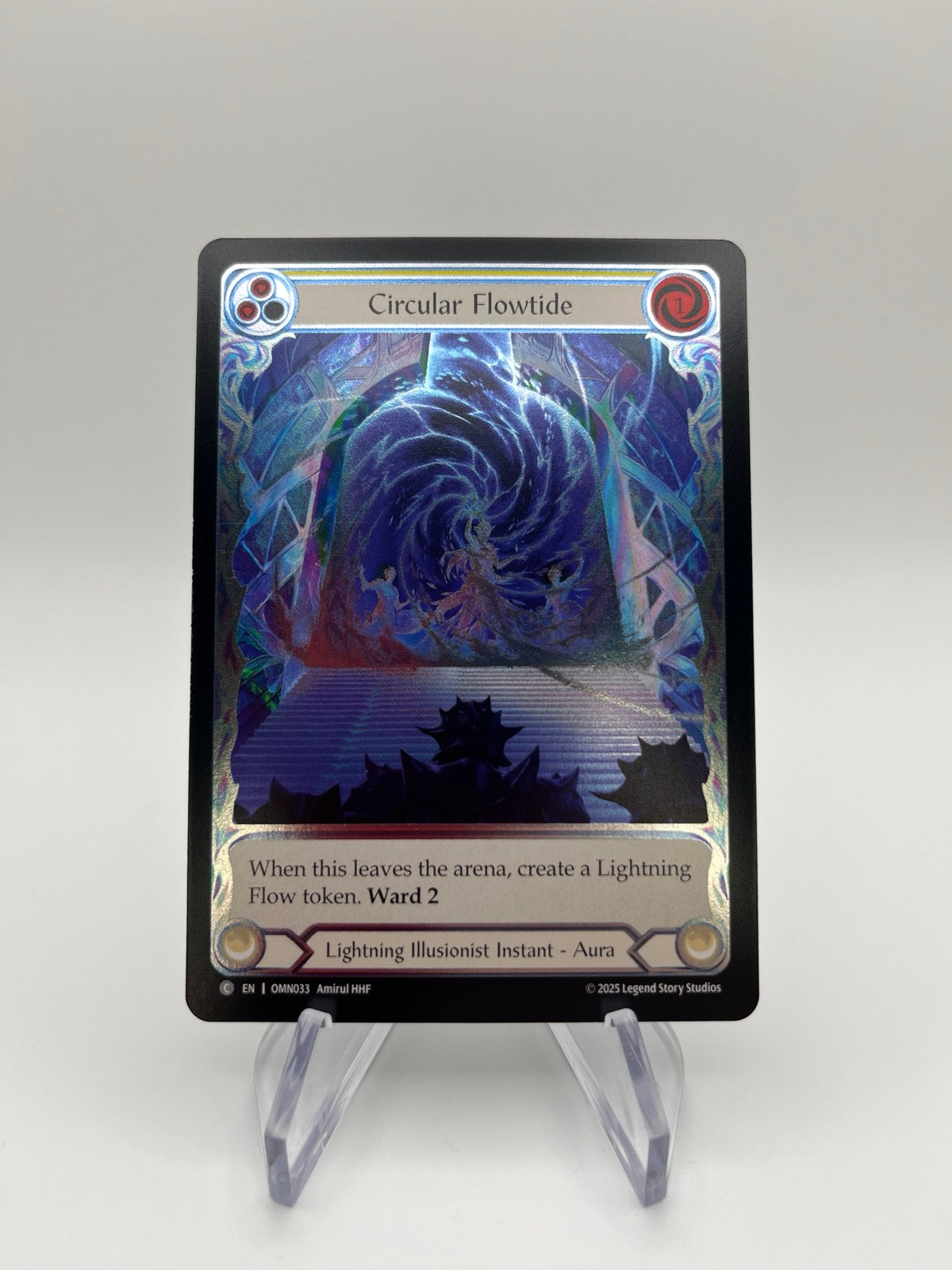 Circular Flowtide [OMN033] (Omens of the Third Age) Cold Foil Micro Text