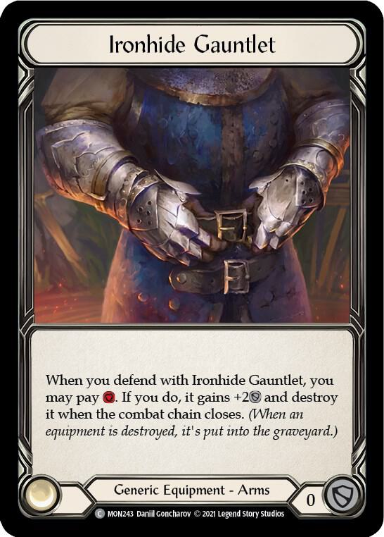 Ironhide Gauntlet [MON243] (Monarch) Cold Foil
