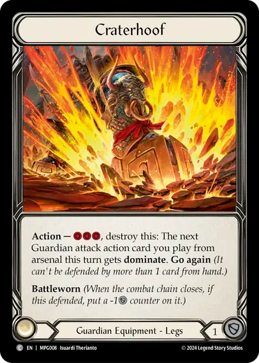 Craterhoof [MPG008] (Mastery Pack Guardian)