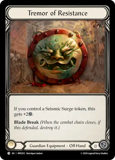 Tremor of Resistance [MPG012] (Mastery Pack Guardian)