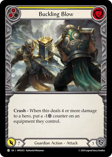 Bucking Blow (Yellow) [MPG053] (Mastery Pack Guardian)