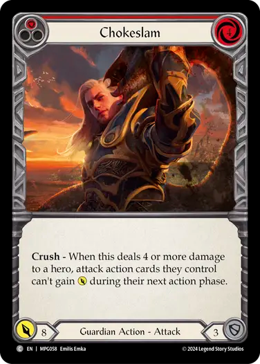 Chokeslam (Red) [MPG058] (Mastery Pack Guardian)