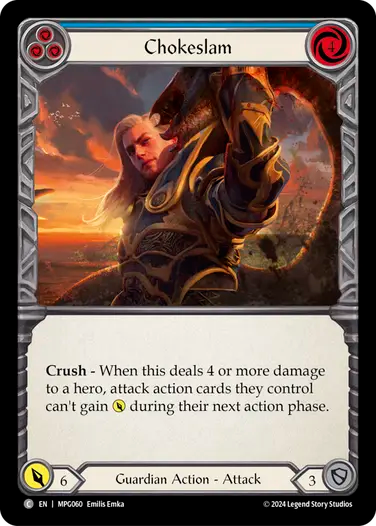Chokeslam (Blue) [MPG060] (Mastery Pack Guardian)