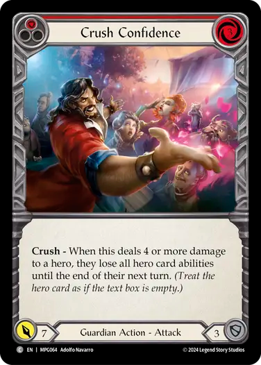 Crush Confidence (Red) [MPG064] (Mastery Pack Guardian)