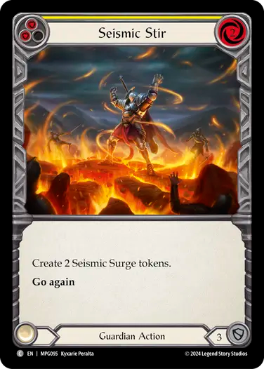 Seismic Stir (Yellow) [MPG095] (Mastery Pack Guardian)