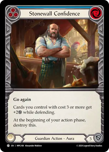 Stonewall Confidence (Blue) [MPG108] (Mastery Pack Guardian)