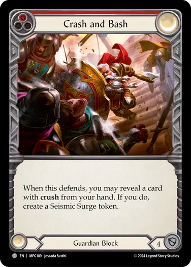 Crash and Bash (Red) [MPG109] (Mastery Pack Guardian)