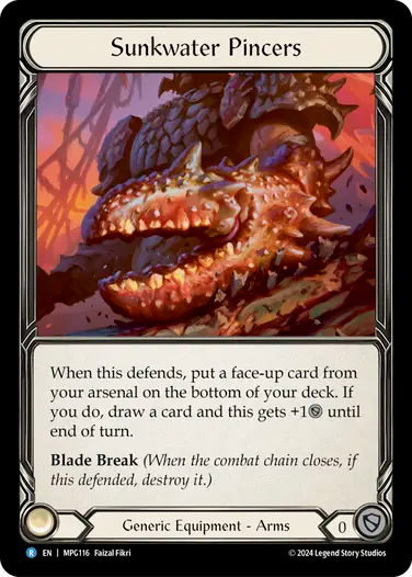 Sunkwater Pincers [MPG116] (Mastery Pack Guardian)