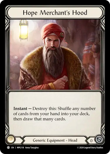 Hope Merchant’s Hood [MPG118] (Mastery Pack Guardian)