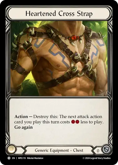 Heartened Cross Strap [MPG119] (Mastery Pack Guardian)