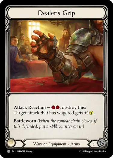 Dealer's Grip [MPW019] (Mastery Pack Warrior) Cold Foil