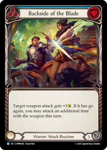 Backside of the Blade [MPW038] (Master Pack Warrior)