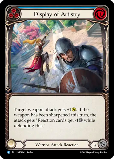 Display of Artistry (Blue) [MPW041] (Master Pack Warrior)
