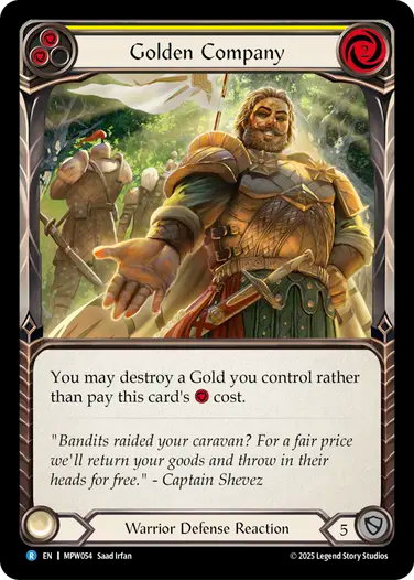 Golden Company (Yellow) [MPW054] (Master Pack Warrior)