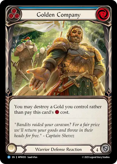 Golden Company (Blue) [MPW055] (Master Pack Warrior)