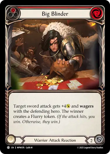 Big Blinder (Red) [MPW076] (Master Pack Warrior)