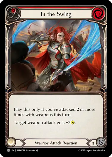 In the Swing (Red) [MPW084] (Master Pack Warrior)
