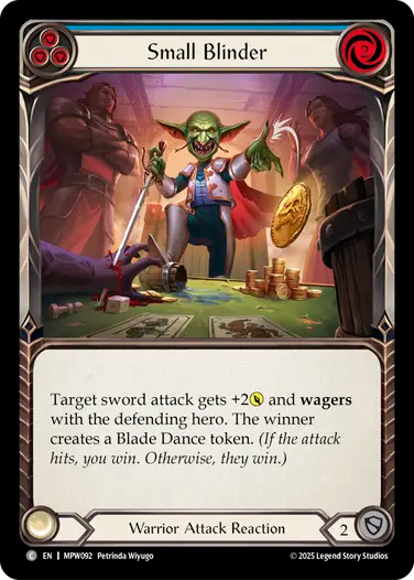 Small Blinder (Blue) [MPW092] (Master Pack Warrior)