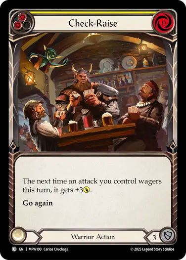 Check-Raise (Yellow) [MPW100] (Master Pack Warrior)