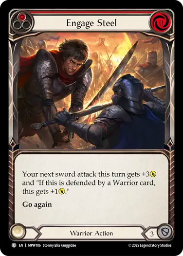 Engage Steel (Red) [MPW106] (Master Pack Warrior)