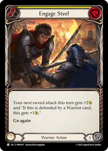 Engage Steel (Yellow) [MPW107] (Master Pack Warrior)
