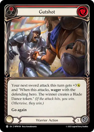 Gutshot (Red) [MPW109] (Master Pack Warrior)