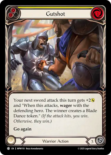 Gutshot (Yellow) [MPW110] (Master Pack Warrior)
