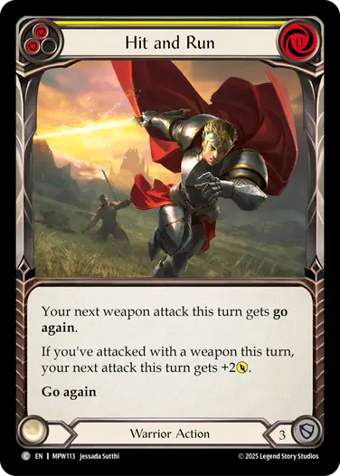 Hit and Run (Yellow) [MPW113] (Master Pack Warrior)